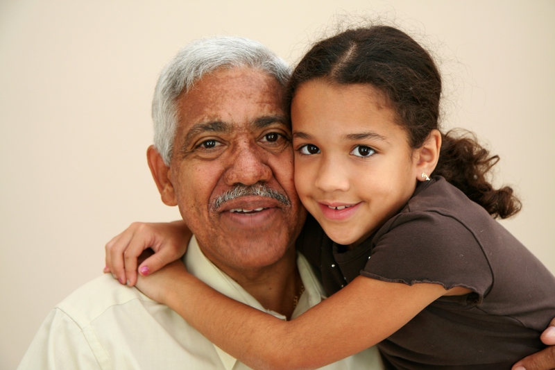 grandchild hug