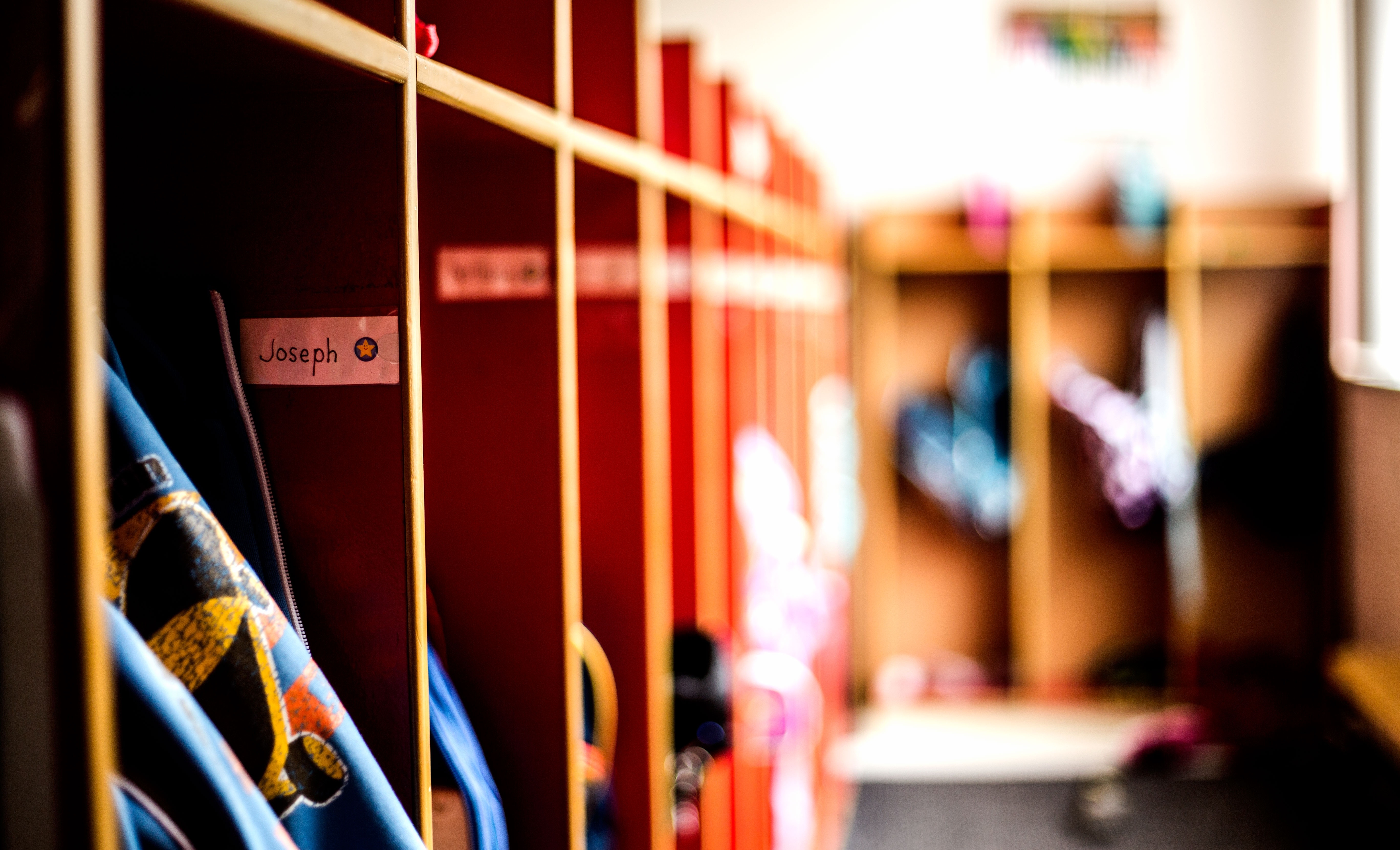 School - cubbies and coat hooks