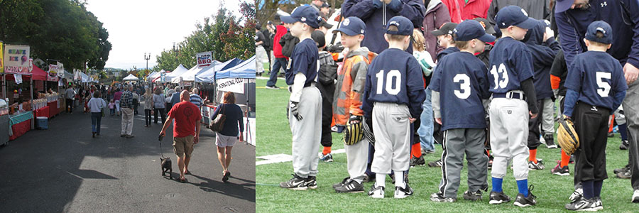 Vancouver Farmer's Market. Little League