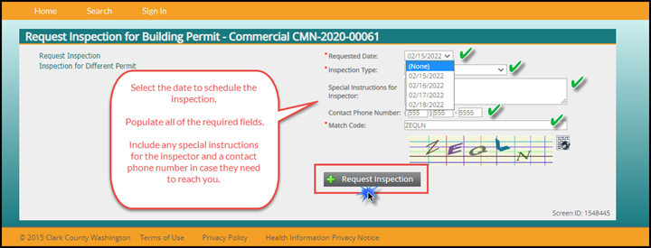 CC LMS select date