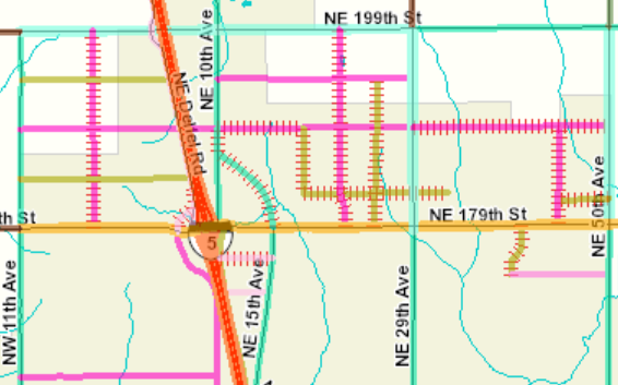 Map 179th Street Access Management and Circulation 