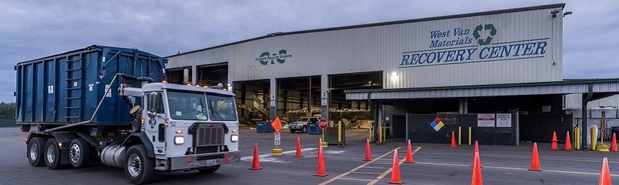 Solid Waste - West Van truck banner