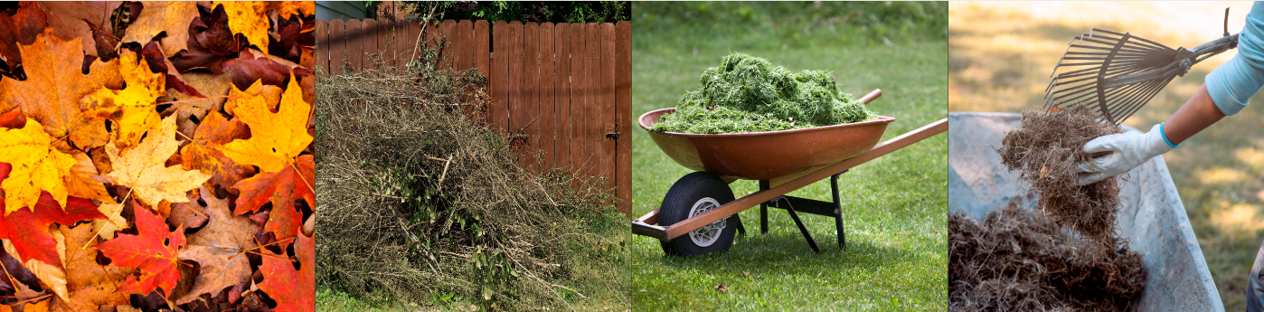 Yard debris banner