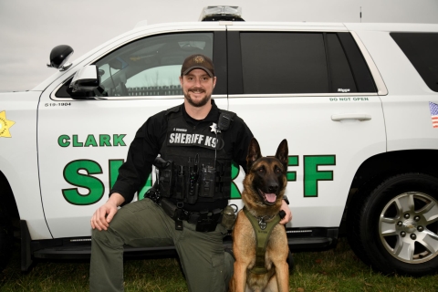 Deputy Dunham and K9 Riggs